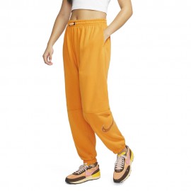 Nike Pantaloni Con Polsino Swoosh Arancio Donna