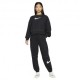 Nike Pantaloni Con Polsino Swoosh Nero Donna