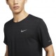 Nike Maglia Running Miler Nero Reflective Argento Uomo