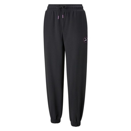 Puma Pantaloni Con Polsino Nero Donna