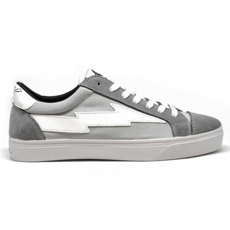 Sanyako Thunderbolt Classic Grigio Bianco - Sneakers Donna