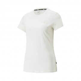 Puma T-Shirt Logo Bianco Donna