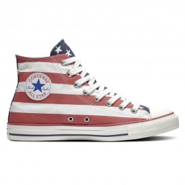 Converse Chuck Taylor All Star Usa Hi Bianco - Sneakers Donna