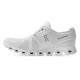 On Cloud 5 Bianco Bianco - Sneakers Donna