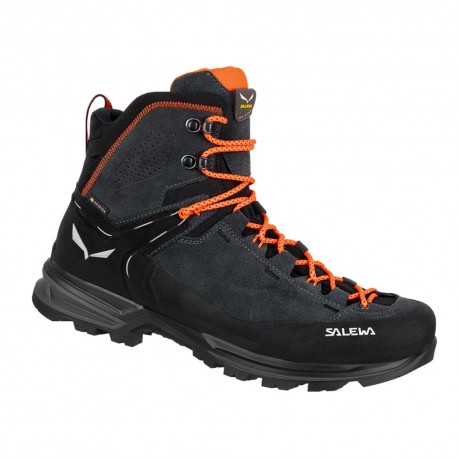 Salewa Mtn Trainer 2 Mid GORE-TEX Nero Arancio - Pedule Trekking Uomo