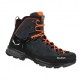 Salewa Mtn Trainer 2 Mid GORE-TEX Nero Arancio - Pedule Trekking Uomo