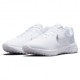 Nike Revolution 6 Bianco Metallic Argento - Scarpe Running Donna