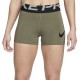 Nike Shorts Sportivi Pro Verde Donna