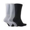 Nike Calze Basket X3 Everyday Crew Bianco Grigio Nero