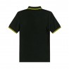 Fred Perry Polo Collo Bordino Nero Giallo Uomo