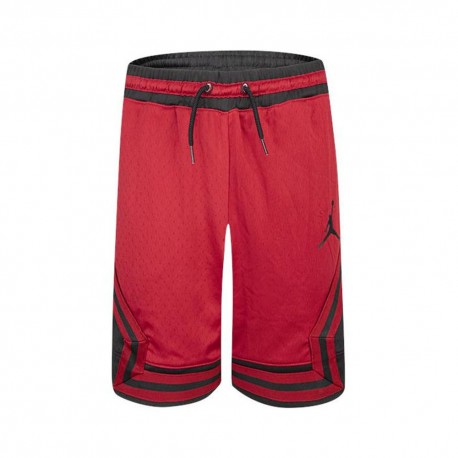 Nike Shorts Diamond Jordan Rosso Bambino