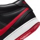 Nike Court Vision Mid Nero Rosso - Sneakers Uomo