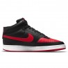 Nike Court Vision Mid Nero Rosso - Sneakers Uomo