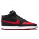 Nike Court Vision Mid Nero Rosso - Sneakers Uomo