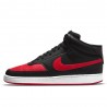 Nike Court Vision Mid Nero Rosso - Sneakers Uomo