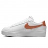 Nike Blazer Low Platform New Bianco Bronzo - Sneakers Donna