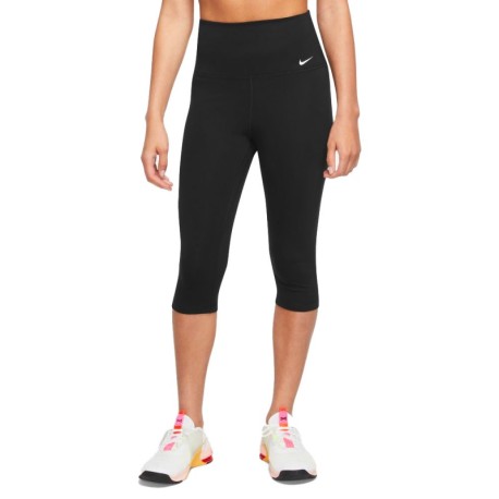 Nike Leggings Sportivi Tight Capri One Nero Donna