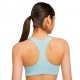 Nike Reggiseno Sportivo Sostegno Medio Logo Azzurro Donna