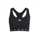 ADIDAS Reggiseno Sportivo Sostegno Medio Eco Nero Bianco Donna