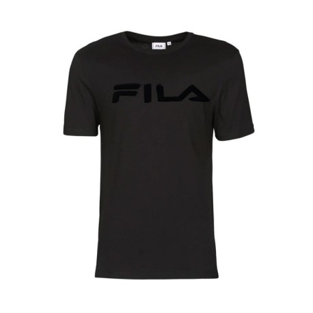 Fila T-Shirt Logo Tono Su Tono Nero Donna