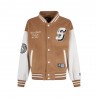 Starter Giacca Varsity Beige Uomo