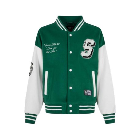 Starter Giacca Varsity Verde Uomo