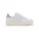 Diadora Game Step Gs Bianco Oro - Sneakers Bambina