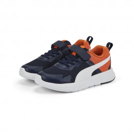 Puma Mesh Psv Blu Arancio - Sneakers Bambino