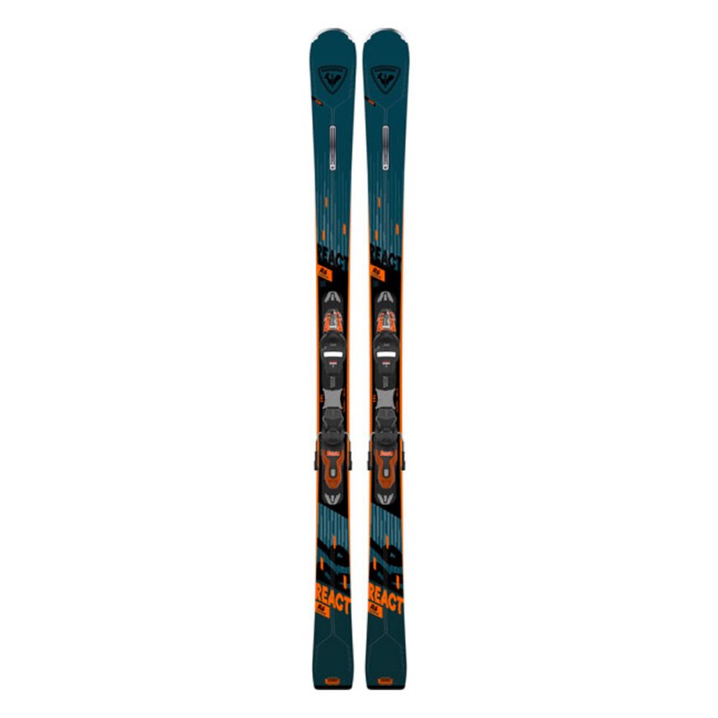 Rossignol React 6 Ca con attacco Xpress Gw B83 Nero Arancio - Sci Alpino  Uomo - Acquista online su Sportland