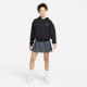 Nike Felpa Tennis Con Cappuccio Fleece Heritage Nero Donna