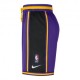 Nike Pantaloncini Basket Nba Lakers Pregm Viola Giallo Uomo