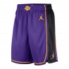 Nike Pantaloncini Basket Nba Lakers Swgmn Stm Viola Giallo Uomo