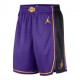 Nike Pantaloncini Basket Nba Lakers Swgmn Stm Viola Giallo Uomo