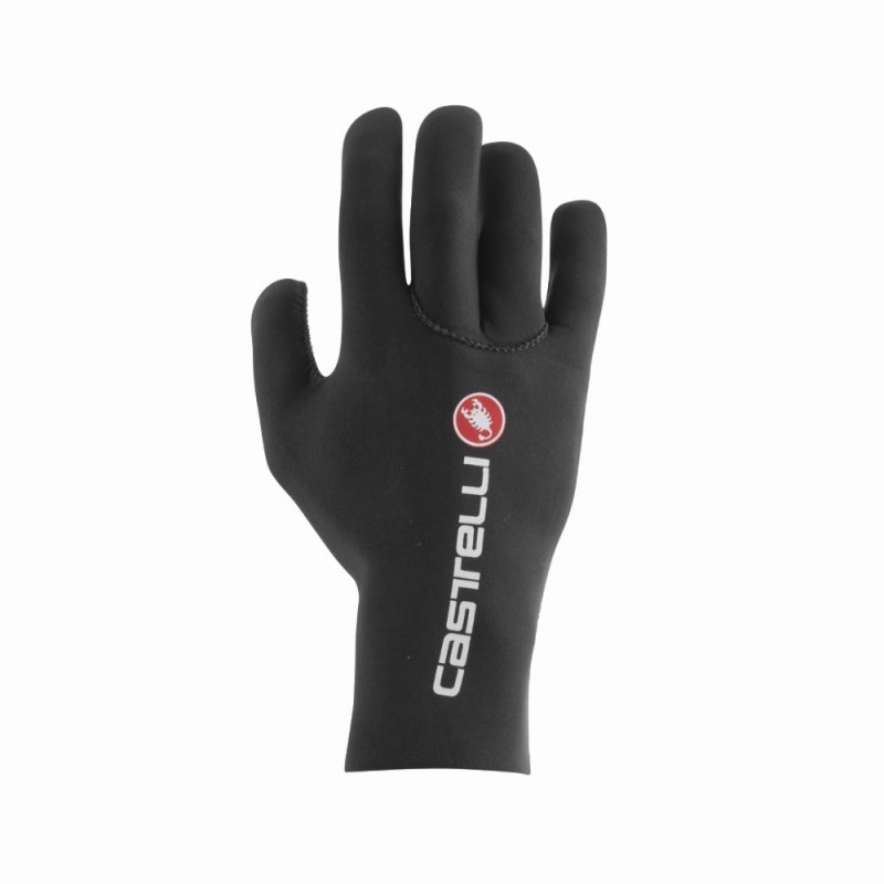 Castelli Guanti Ciclismo Diluvio Nero Uomo - Acquista online su Sportland