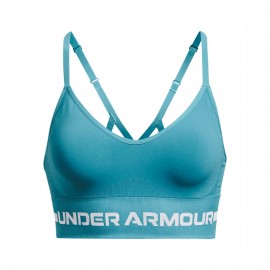 Under Armour Reggiseno Sportivo Azzurro Donna