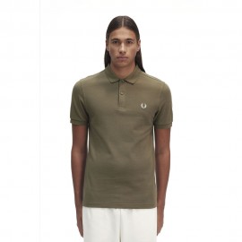 Fred Perry Polo Logo Army Uomo