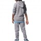 Nike Set Completo Tuta Jordan Grigio Bambino