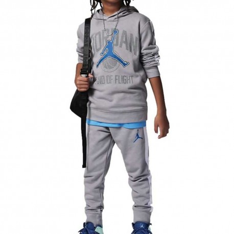 Nike Set Completo Tuta Jordan Grigio Bambino