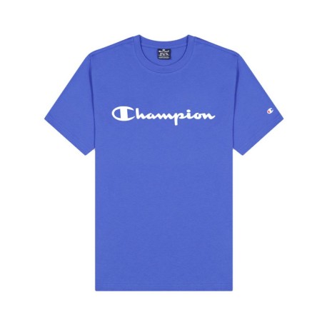 Champion T-Shirt Logo Blu Uomo