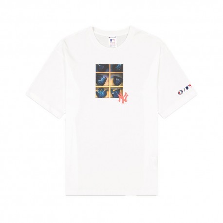 Champion T-Shirt Ny Bianco Uomo