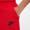 Nike Pantaloni Con Polsino Tech Fleece Rosso Nero Bambino