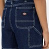 Dickies Shorts Denim Blu Donna