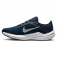 Nike Air Winflo 10 College Navy Metallic Argento - Scarpe Running Uomo