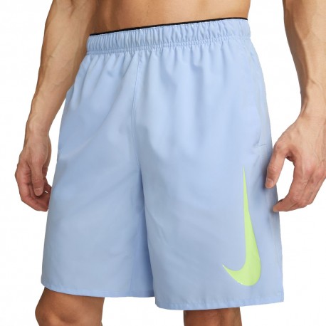 Nike Shorts Sportivi Big Logo Azzurro Uomo