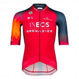 Bioracer Maglia Ciclismo Epic Ineos 2023 Red/Navy Blues Uomo