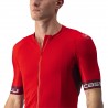 Castelli Maglia Ciclismo Entrata Vi Red/Bordeaux Uomo