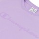 Champion T-Shirt Basic Lavanda Donna