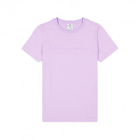 Champion T-Shirt Basic Lavanda Donna