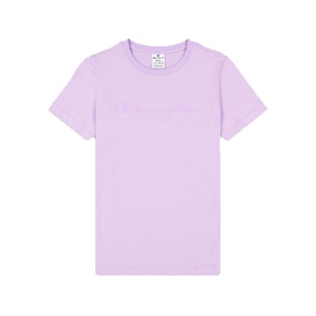 Champion T-Shirt Basic Lavanda Donna