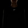 Nike Maglia Running Ml Element Crew Nero Donna